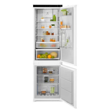 AEG ENT6MD18S3 beépíthető kombinált hűtőszekrény, 177,2 cm, 186l/62l, no frost, twintech, multiflow, gyorsfagyasztás, érintővezérlés, 34 db(a)