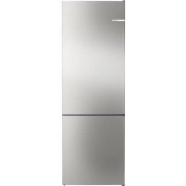 Bosch KGN492IAF alulfagyasztós kombinált hűtőszekrény, szálcsiszolt acél, 203x70cm, 311/129 l, nofrost, vitafresh, multi airflow, gyorsfagyasztás