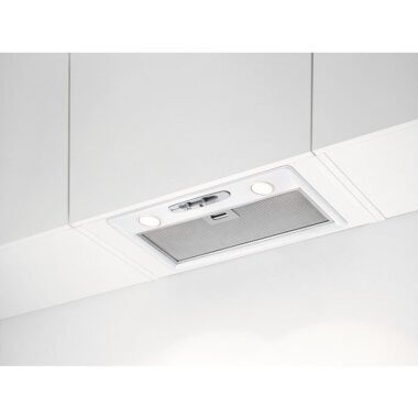 Electrolux LFG525W álkürtőbe építhető páraelszívó, fehér,  52 cm, süllyesztett, 3 fokozat, csúszókapcsolós vezérlés, led világítás