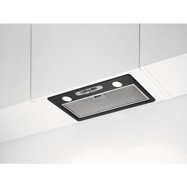 Electrolux LFG525K álkürtőbe építhető páraelszívó, fekete,  52 cm, süllyesztett, 3 fokozat, csúszókapcsolós vezérlés, led világítás