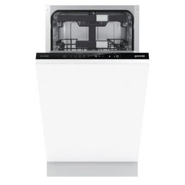 Gorenje GV583C10 beépíthető mosogatógép, 45 cm, 10 teríték, 3 kosár, extra csendes, extrahygiene, totaldry,gyors progr., inverter, 42 db(a)