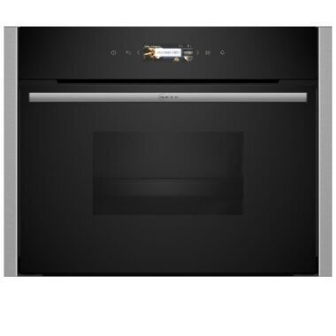 Neff C24DR1XN0 beépíthető kompakt gőzpároló, inox, pure steam párolás, színes tft kijelző, sütőasszisztens, lágy ajtónyitás