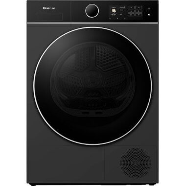 Hisense DH5i104BBAB hőszivattyús szárítógép, 10 kg, wifi connectlife, 18 program, inverter motor, stabletech oldalfalak, dobvilágítás