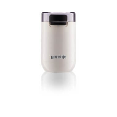 Gorenje SMK150SW kávédaráló, fehér, 45 g darálóedény kapacitás, rozsdamentes acél penge, 150 w