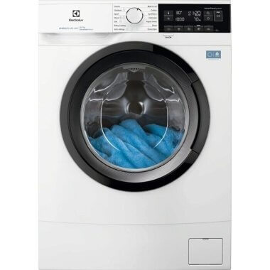 Electrolux EWS6327DE elöltöltős keskeny mosógép, 7 kg, 1200 f/p., 45 cm mélység, inverter, timemanager, led kijelző, woolmark blue