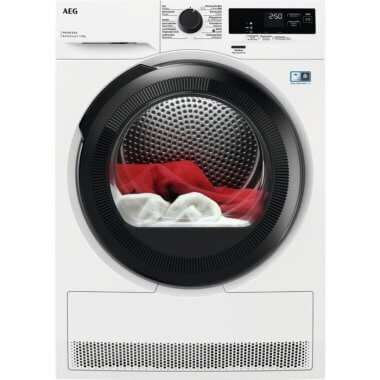 AEG T5DZ8BE hőszivattyús szárítógép, 8 kg, heatpump, inverter motor, gyűrődésmentesítés, mixdry, led kijelző, 67 db(a)