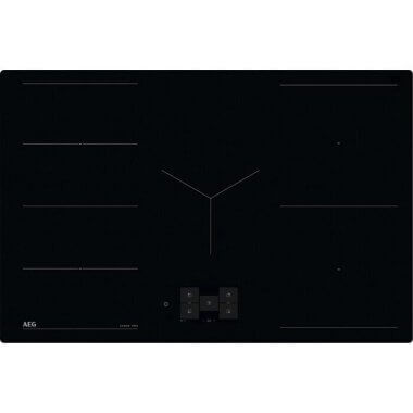 AEG TH85IH50IB beépíthető indukciós főzőlap, fekete, 80 cm, hob2hood, bridge funkció, érintővezérlés, eco timer, booster funkció