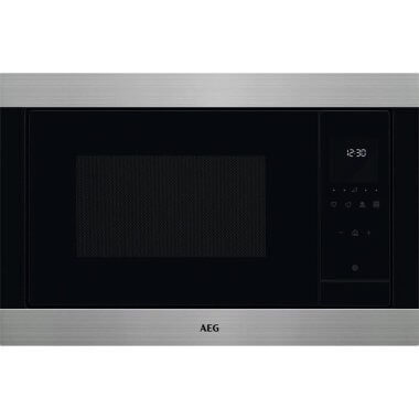 AEG TMS5G25IEM beépíthető mikrohullámú sütő, fekete / rozsdamentes acél, 23 l, 900 watt, 8 fokozat, grill funkció, 1000 watt
