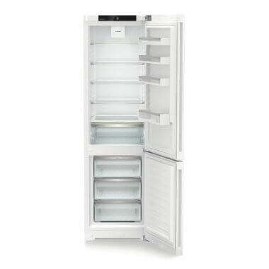 Liebherr KGN 57Vd03 alulfagyasztós kombinált hűtőszekrény, fehér, 201,5 cm, nofrost, duocooling, érintővezérlés, powercooling, easyfresh, led