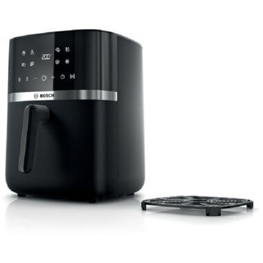 Bosch MAFS2462B Air Fryer sütő, fekete, szabályozható hőmérséklet, érintővezérlés, 2050 w, 6,1 literes kapacitás