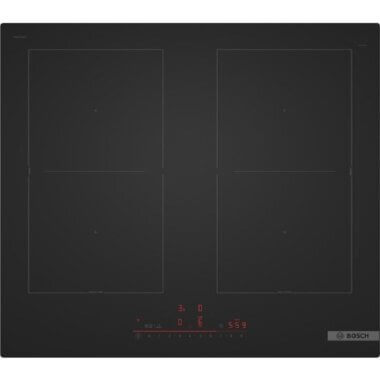 Bosch PVQ61CHB1E beépíthető indukciós főzőlap, matt fekete, 60cm, combizone, directselect, időzítő, 7.4 kw