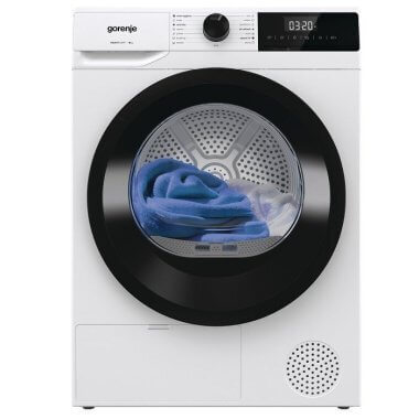 Gorenje D2HNE9C hőszivattyús szárítógép, 9 kg, led kijelző, twinair, airrefresh, gyűrődésmentesítés, raindrop továbbfejlesztett dob