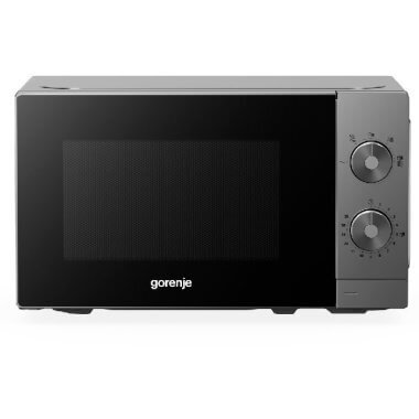 Gorenje mikrohullámú sütő MO20E1T4, szürke, 20 liter, 5 teljesítményfokozat, aquaclean tisztítás
