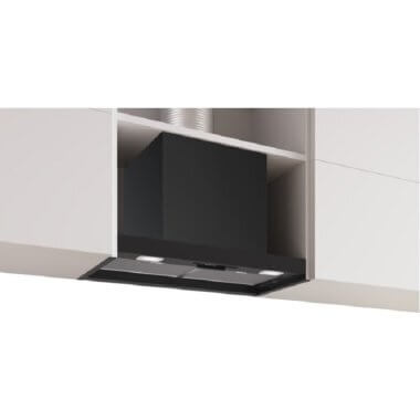 Bosch DBB63BC60 álkürtőbe építhető páraelszívó, fekete, 60 cm, 3 fokozat, fém zsírszűrő, nyomógombos vezérlés, led világítás