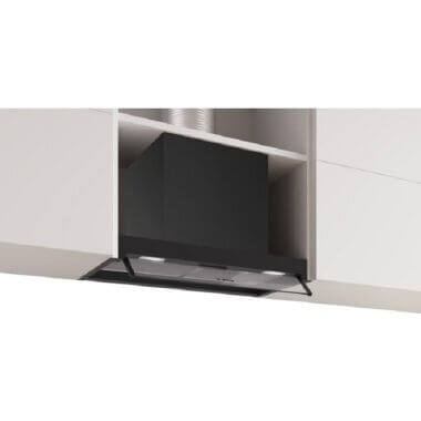 Bosch DBB65CC60 álkürtőbe építhető páraelszívó, fekete, 60 cm, 3 fokozat, fém zsírszűrő, nyomógombos vezérlés, led világítás