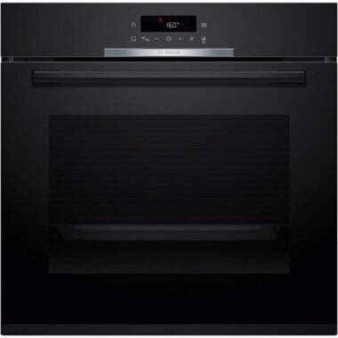 Bosch HBA372EB4 beépíthető sütő, fekete, 7 sütőfunkció, pirolitikus, érintővezérlés, autopilot10, air fry funkció tálcával, 71 l