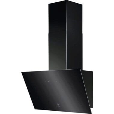 Electrolux LFV216K fali döntött páraelszívó, 60 cm, fekete, 3 fokozatú érintővezérlés, led világítás