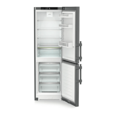 Liebherr CNdgc 5213 alulfagyasztós kombinált hűtőszekrény, darkgrey, 185,5cm, nofrost, easyfresh, duocooling, érintővezérlés, freshair szűrő, led