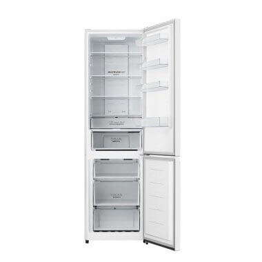 Gorenje NRK620EAW4 alulfagyasztós kombinált hűtőszekrény, fehér, nofrost, 200 cm, 238/98 l, multiflow 360, fastfreeze, crispzone