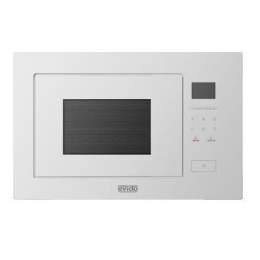 Evido Comfort 45MW beépíthető mikrohullámú sütő, fehér, 25 l, grill funkció, automata programok, 5 teljesítményfokozat