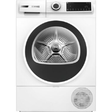Bosch WQJ24200BY hőszivattyús szárítógép 9 kg, döntött touchcontrol kijelző, easyclean, autodry, gyorsprogram, vasaláskönnyítés, led kijelző