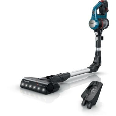 Bosch BSS71125AH akkumulátoros kézi porszívó, kék, allfloor dynamicpower brush szívófej led világítással, turbospin motor, flex cső, 18 v li-ion