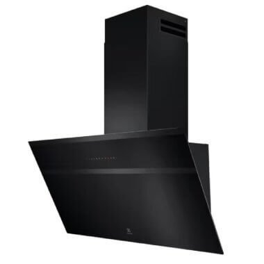 Electrolux EFV729K fali döntött páraelszívó, 90 cm, fekete, 3+2 fokozat, breeze funkció, érintővezérlés, hob2hood, led világítás