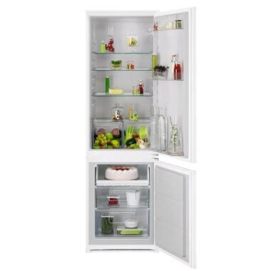 AEG OSC6L181ES beépíthető kombinált hűtőszekrény, 177,2 cm, 198l/73l, lowfrost, gyorsfagyasztás, elektronikus vezérlés, 34 db(a)