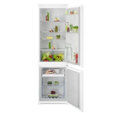 AEG OSC7N181ES beépíthető kombinált hűtőszekrény, 177,2 cm, 195l/62l, twintech nofrost, gyorsfagyasztás, elektronikus vezérlés, 35 db(a)