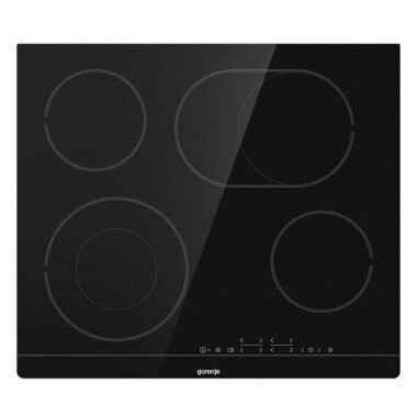 Gorenje ECT603FM beépíthető kerámia főzőlap, 60cm, érintővezérlés, bővíthető zónák, nagyméretű ovális zóna, időzítő, stop&go, csiszolt él