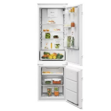 Electrolux ENA7CE18S3 beépíthető kombinált hűtőszekrény, 177,2 cm, 186 l/62 l, nofrost, twintech, action freeze gyorsfagyasztás, multiflow, 35 db(a)