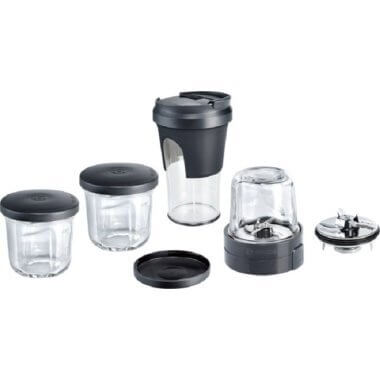 Bosch MUZ45XTM1 5in1 többfunkciós daráló, fedeles edénnyel, 2go hordozható bögrével