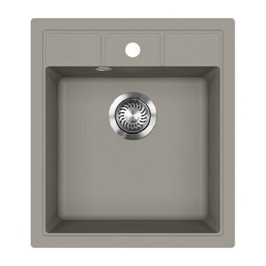 Evido EASY 45 gránit mosogató, egy medencés kivitel /platina/