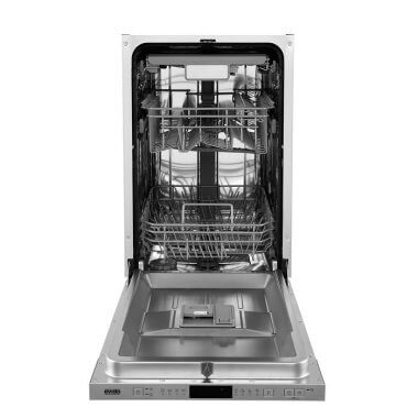 Evido Aquapro 45I beépíthető mosogatógép, 45 cm, 10 teríték, 8 program, intenzív program, üveg program, 44 db(a)