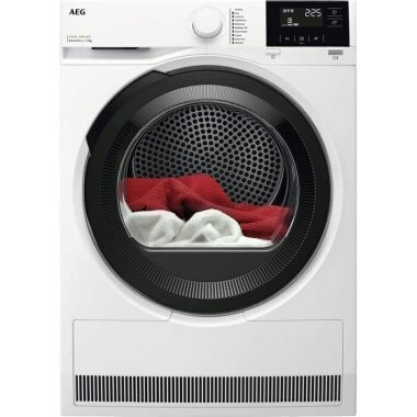 AEG TR79CBE hőszivattyús szárítógép, 9 kg, heatpump, inverter, sensidry, gyűrődésmentesítő, easy flow szűrő, led kijelző, 66 db(a)