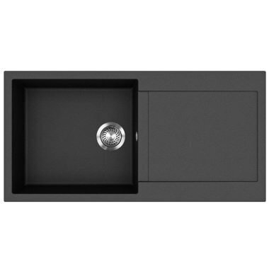 Evido Cubo XL 6S Silgranit mosogató, forgatható kivitel, 1000 x 500 mm /antracit/