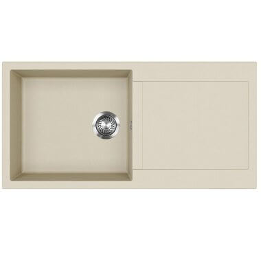 Evido Cubo XL 6S Silgranit mosogató, forgatható kivitel, 1000 x 500 mm /bézs/