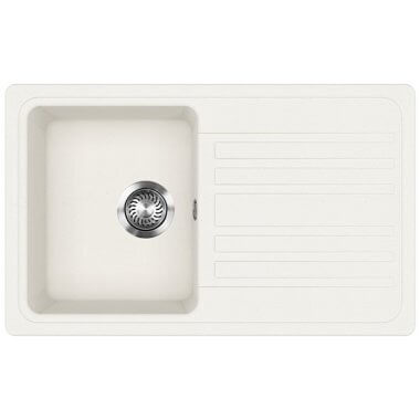 Evido Home 45S gránit mosogató, forgatható kivitel, 765 x 460 mm /fehér/