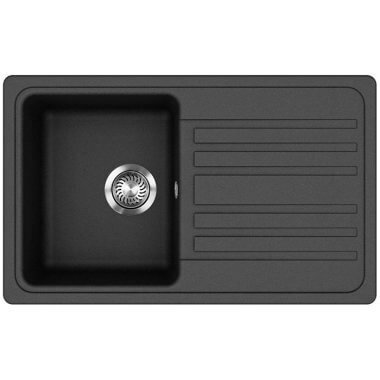 Evido Home 45S gránit mosogató, forgatható kivitel, 765 x 460 mm /antracit/