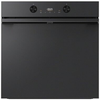Gorenje BOP6737E05EPMB beépíthető sütő, pirolitikus tisztítás, airfry, pizza funkció, teleszkópos sütősín, 78 l