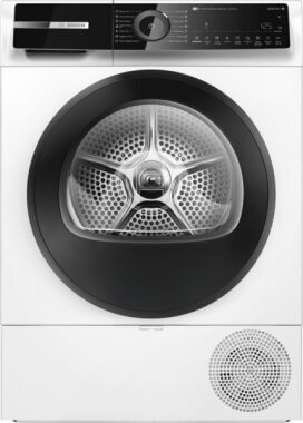 Bosch WQN246D0BY hőszivattyús szárítógép serie 6, 9 kg, homeconnect, döntött touchcontrol, öntisztító kondenzátor, autodry, belső világítás