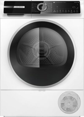 Bosch WQN246D1BY hőszivattyús szárítógép serie 6, 9 kg, homeconnect, döntött touchcontrol, öntisztító kondenzátor, autodry, belső világítás