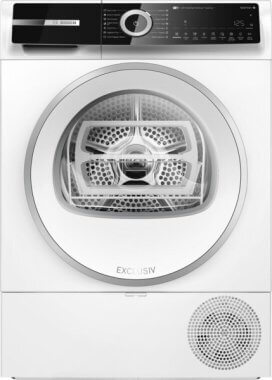 Bosch WQN246D9BY hőszivattyús szárítógép serie 6, 9 kg, homeconnect, döntött touchcontrol, öntisztító kondenzátor, autodry, gyapjú kosár