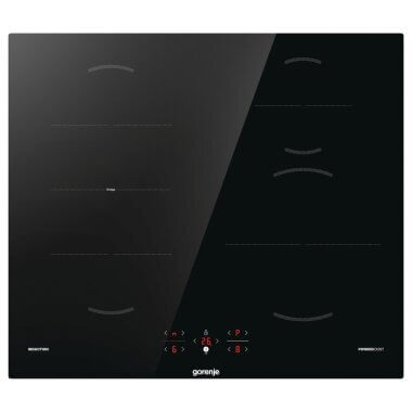 Gorenje GI621FMC beépíthető indukciós főzőlap, 60 cm, bridge, érintővezérlés, bigzone 23cm zóna, powerboost, timer, fekete