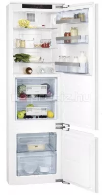 AEG beépíthető kombinált Long Fresh hűtőszekrény SCZ71800FO