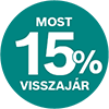 15% pénzvisszatérítés a megjelölt MUM robotgépekre
