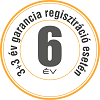 3+3 év Cata garancia /regisztrációhoz kötött/