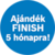 Ajándék 5 hónapra elegendő Finish kapszula Bosch mosogatógépekhez /regisztrációhoz kötött/